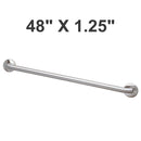 Bradley 8320-001480 (48 x 1.25) 48"x1.25" Heavy Duty Restroom Grab Bar