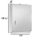 Bradley BX-Towel Dispenser, 250-15, Multi-Fold Or C-Fold Towels