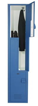 Bradley Plastic Z Locker, 15X15X60, 30% Pre-Consumer Recycled HDPE