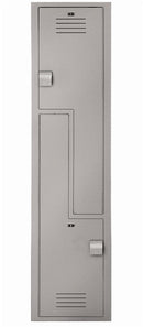 Bradley Plastic Z Locker, 15X15X60, 30% Pre-Consumer Recycled HDPE