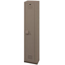Bradley Plastic Locker, 12X18X60 1 Tier, 100% Post-Consumer Recycled HDPE