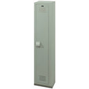 Bradley Plastic Locker, 12X18X60 1 Tier, 100% Post-Consumer Recycled HDPE