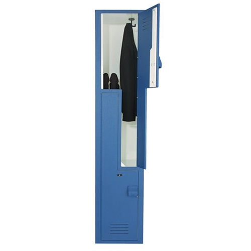 Bradley Plastic Z Locker, 15X15X72, 30% Pre-Consumer Recycled HDPE