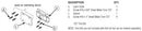 Bradley Bathroom Partition Inswing/Out Swing Latch Kit , HDWC-S0109