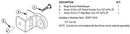 Bradley Toilet Partition Stainless Steel Wrap Around Strike/Keeper, HDWT-S318