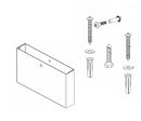 Bradley Toilet Partition Shoe & Mounting Kit, HDWP-S0451-22