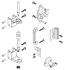 Bradley Restroom Partition Door Hardware Kit, Surface Latch, ZD2-SLFS