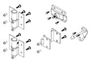 Bradley Toilet Partition Door Hardware Kit, Left Hinge, Inswing, SD1-LH