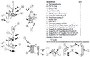 Bradley Partition Surface Latch Door Hardware Kit, Wrap Around Strike/Keeper, ZD1-SLWSHC