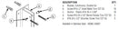 Bradley Urinal Partition Continuous Aluminum Urinal Screen Kit, HDWC-A0057