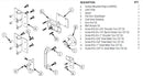 Bradley Partition Stainless Steel Door Hardware Kit, Flat Strike, HDWC-SD2-RHFS