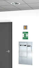 Guardian GBF2160 Recessed Laboratory Emergency Shower Eyewash Station