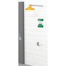 Guardian GFR1205-SSH Freeze-Resistant Emergency Shower, Stainless Steel, Horizontally Mounted