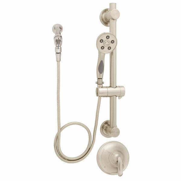 Speakman SM-7080-ADA-PBN Caspian Collection Shower Package with ADA Hand Shower and Grab Bar