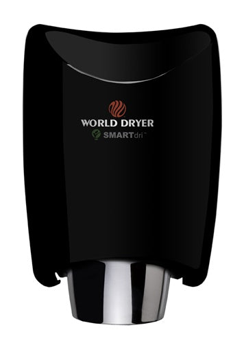 World Dryer SMARTdri(TM) K4-162 Hand Dryer, Black Aluminum, 208-240V, Updated Part Number: K4-162P2
