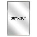 Bradley 780-030360 (30 x 36) Commercial Restroom Mirror, Angle Frame, (30" x 36")
