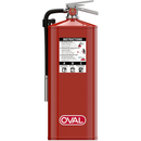 Oval 10HABC Fire Extinguisher, 10 lb. ABC Dry Chemical, Surface Mounted