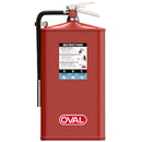 Oval 10JABC Fire Extinguisher, 10 lb. ABC Dry Chemical, Oval Compatible Cabinet Mounted