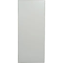 Hadrian 520124-900 Stainless Steel Urinal Screen 24" x 48, Includes 600429 Chrome Stirrup Bracket Mounting Kit