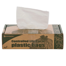 Envision Total Recycled Content Plastic Trash Bags, 10 Gal, 1 Mil, 24" X 24", Brown/Black, 250/Carton - STOT2424B10