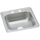 Elkay D117192 22 Gauge Stainless Steel 17" x 19" x 6.1875" Single Bowl Top Mount Bar/Prep Sink