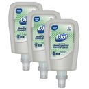 Dial Antibacterial Foaming Hand Sanitizer Refill For Fit Touch Free Dispenser, 1 L Bottle, Fragrance-Free, 3/carton - DIA16694