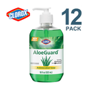 Clorox Healthcare Aloeguard Antimicrobial Soap, Aloe Scent, 18 Oz Pump Bottle, 12/Carton - CLO32378