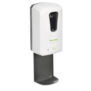 Alpine Automatic Hands-Free Liquid Hand Sanitizer/Soap Dispenser with Drip Tray, 1200 mL, White - 430-S-T