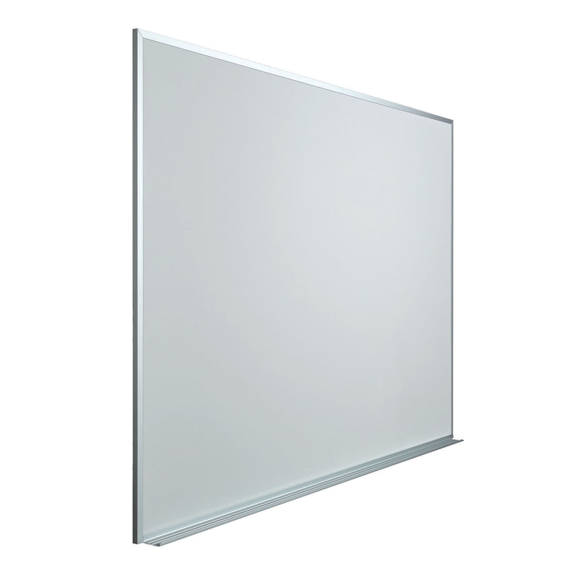 ASI 9800 Quick Ship Porcelain Markerboard w/Flat Tray 4' X 8', Length: 96