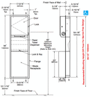 Bobrick B-39617 Recessed Convertible Paper Towel Dispenser/Waste Receptacle