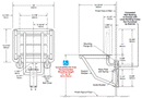 Bobrick B-5191 Barrier Free Commercial Shower/Dressing-Area Seat