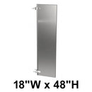 Bradley Urinal Privacy Screen, Stainless Steel, 18"W x 48"H, Quick Ship, Greenguard - S474-18C