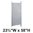 Bradley Toilet Partition Door, Stainless Steel, 23 5/8"W x 58"H, Quick Ship, Greenguard - S490-24C
