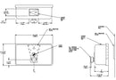 ASI 0345 Horizontal Soap Dispenser, Surface Mounted