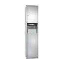 ASI 0467-2 Paper Towel Dispenser & Waste Receptacle - Semi-Recessed