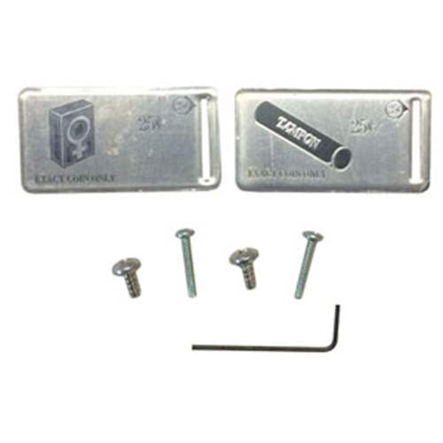 Bobrick 3500-156 Coin Plate Kit 25 Cents Repair Part