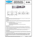 Bobrick B-265 Two-Roll Toilet Paper Dispenser, Vandal-Resistant