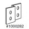 Bobrick 1000282 Panel In-Line W/Stile Bracket 3/4 Repair Part