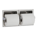 Bobrick B-6977 Recessed Double-Roll Toilet Tissue Dispenser, Stainless