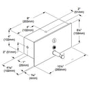 Bradley Liquid Soap Disp- Recessed, 6437-00