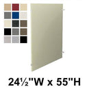 Bradley Toilet Partition Panel, Plastic, 24 1/2"W x 55"H, Quick Ship, Greenguard - P440-27