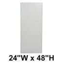 Hadrian 520124-900 Stainless Steel Urinal Screen 24" x 48, Includes 600429 Chrome Stirrup Bracket Mounting Kit