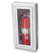 JL Industries C1027F10 Fire Extinguisher Cabinet, Academy 1000 FG with Handle Alum 3" Trim