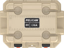 Pelican Cooler 30QT Elite, Tan w/ Orange Trim - 30Q-2-TANORG