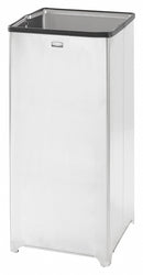 Rubbermaid FGB1424SSRB - Trash Can Square 24 gal. Silver