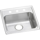 Elkay LRAD1919651 18 Gauge Stainless Steel 19.5' x 19' x 6.5' Single Bowl Top Mount Kitchen Sink