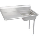 Elkay DDT-60-LX Standard Dirty Dish Table, Right to Left Operation, 60 (L) X 30 (W) X 44.75 (H) Over All