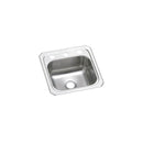 Elkay BCR151 20 Gauge Stainless Steel 15' x 15' x 6.125' Single Bowl Top Mount Bar/Prep Sink