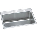 Elkay DLR312210MR2 18 Gauge Stainless Steel 31' x 22' x 10.125' Single Bowl Top Mount Kitchen Sink