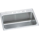 Elkay DLR3122120 18 Gauge Stainless Steel 31' x 22' x 11.625' Single Bowl Top Mount Kitchen Sink